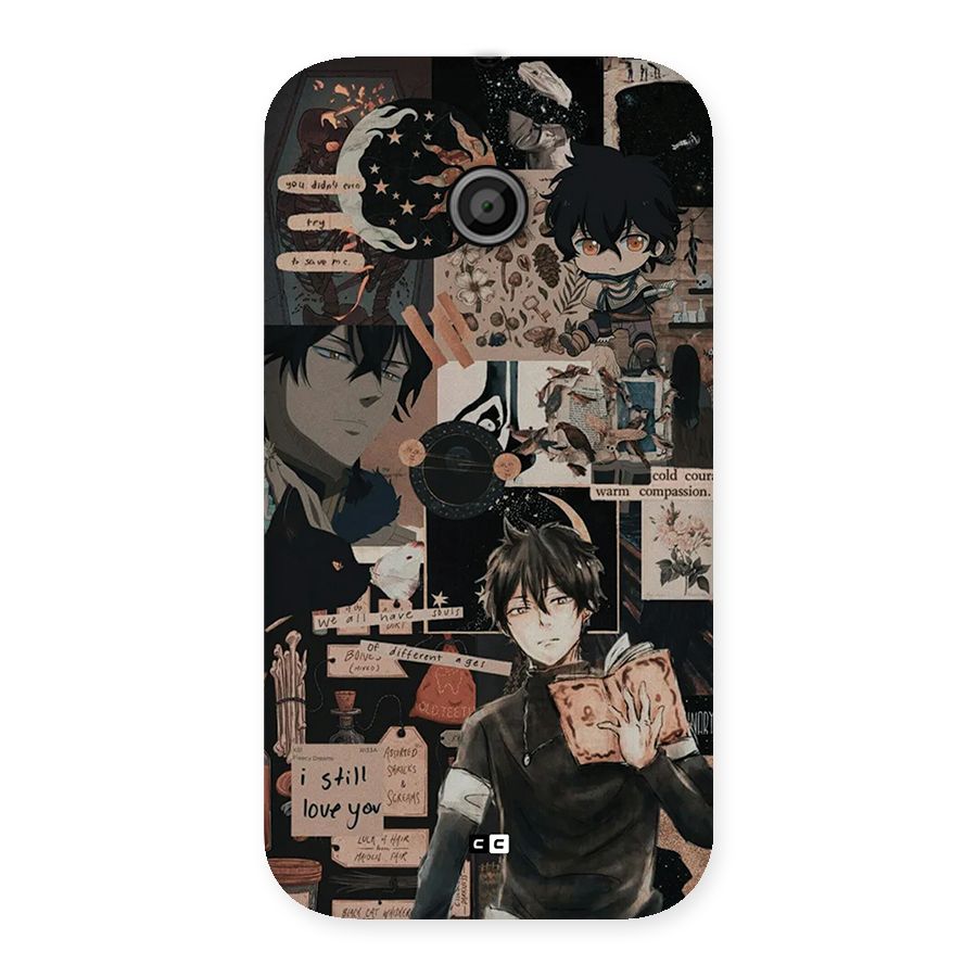 Yuno Collage Back Case for Moto E