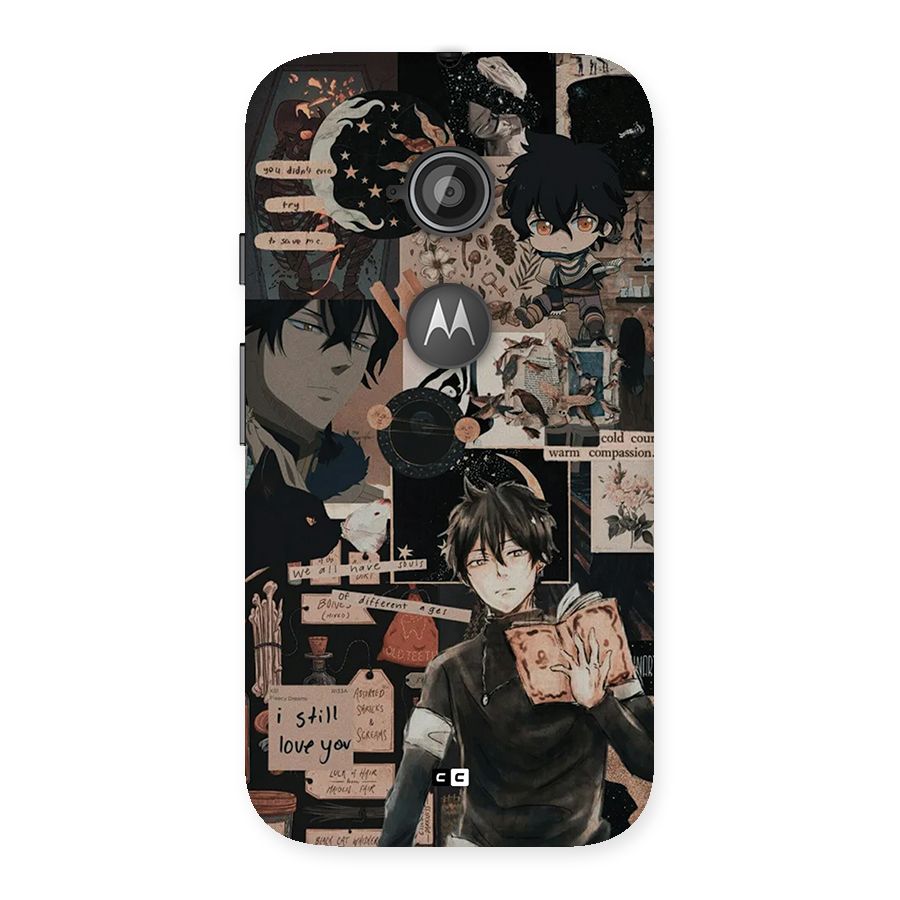 Yuno Collage Back Case for Moto E 2nd Gen