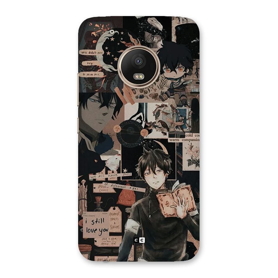 Yuno Collage Back Case for Moto G5 Plus