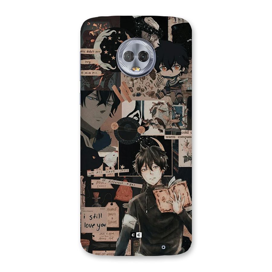 Yuno Collage Back Case for Moto G6 Plus
