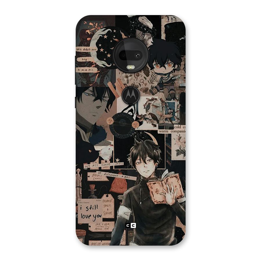 Yuno Collage Back Case for Moto G7