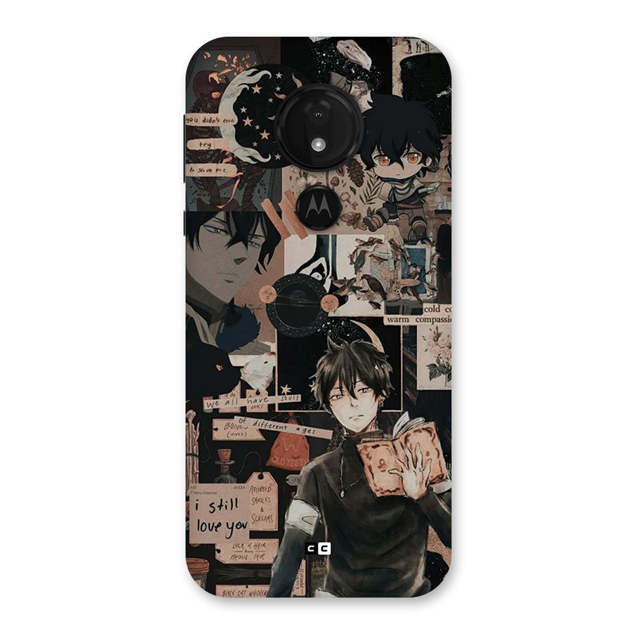 Yuno Collage Back Case for Moto G7 Power