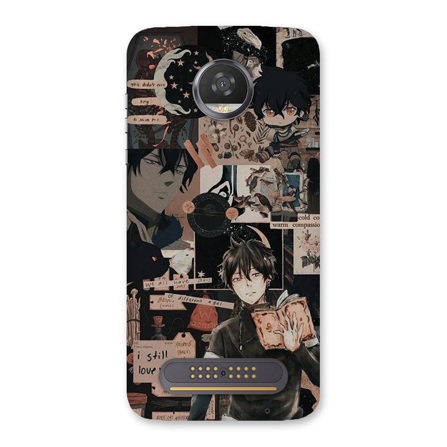 Yuno Collage Back Case for Moto Z2 Play