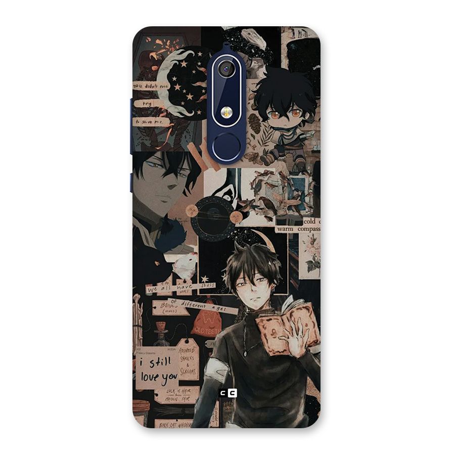 Yuno Collage Back Case for Nokia 5.1