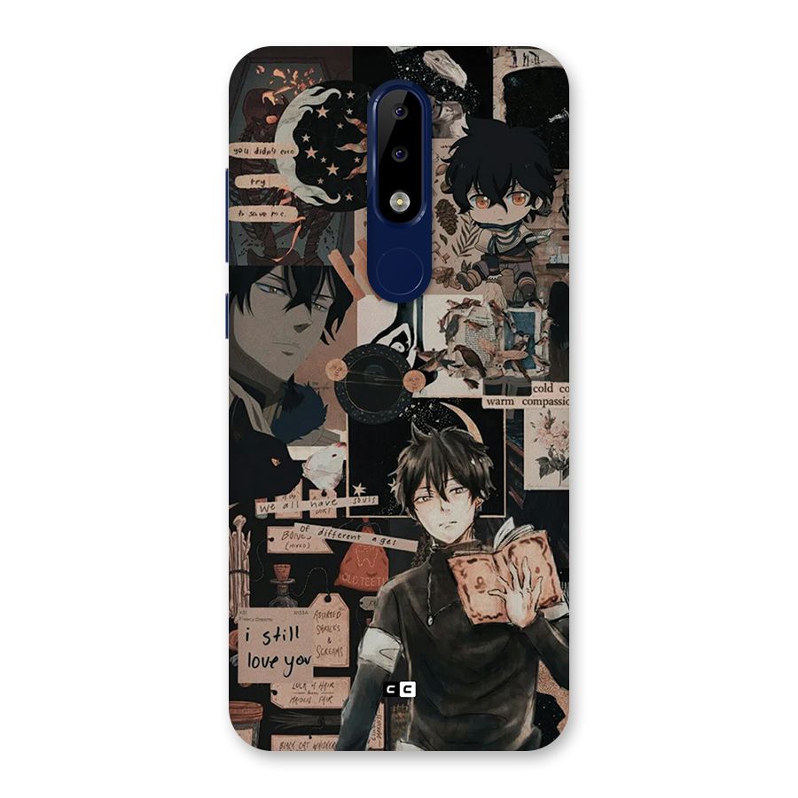 Yuno Collage Back Case for Nokia 5.1 Plus