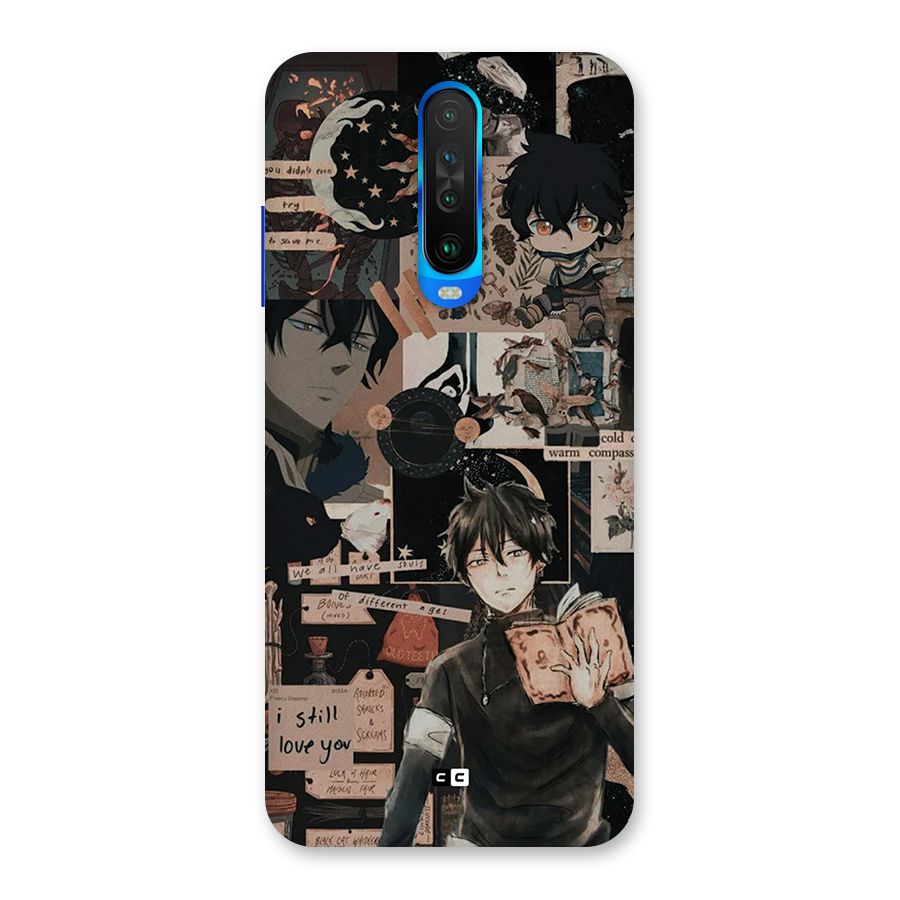 Yuno Collage Back Case for Poco X2