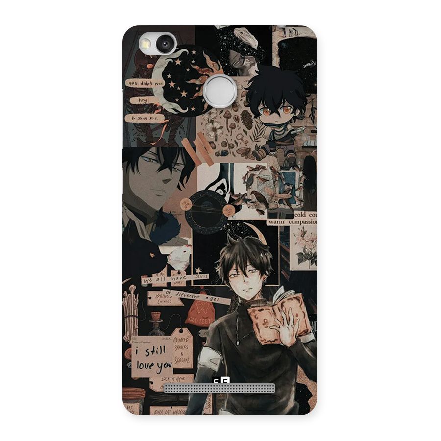 Yuno Collage Back Case for Redmi 3S Prime