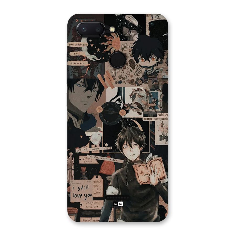 Yuno Collage Back Case for Redmi 6