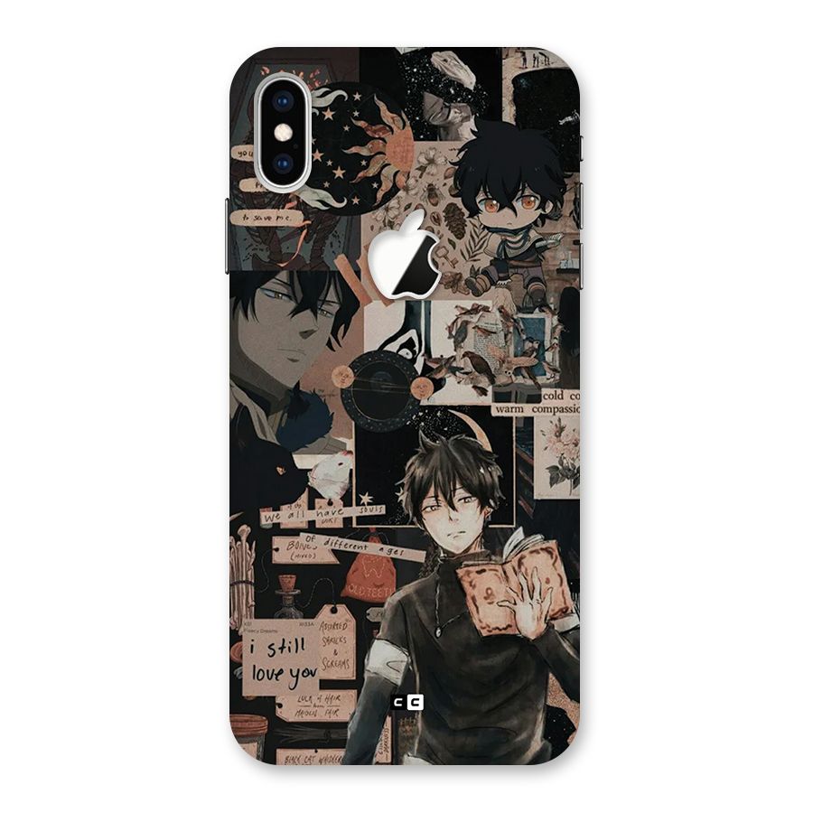 Yuno Collage Back Case for iPhone XS Max Apple Cut