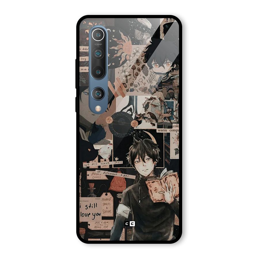 Yuno Collage Glass Back Case for Mi 10