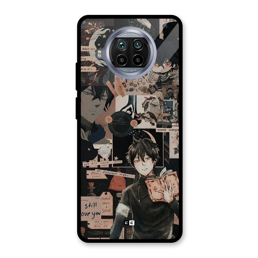 Yuno Collage Glass Back Case for Mi 10i