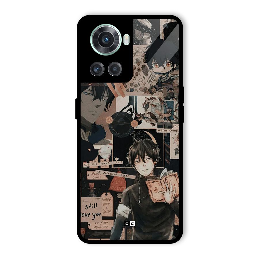 Yuno Collage Glass Back Case for OnePlus 10R