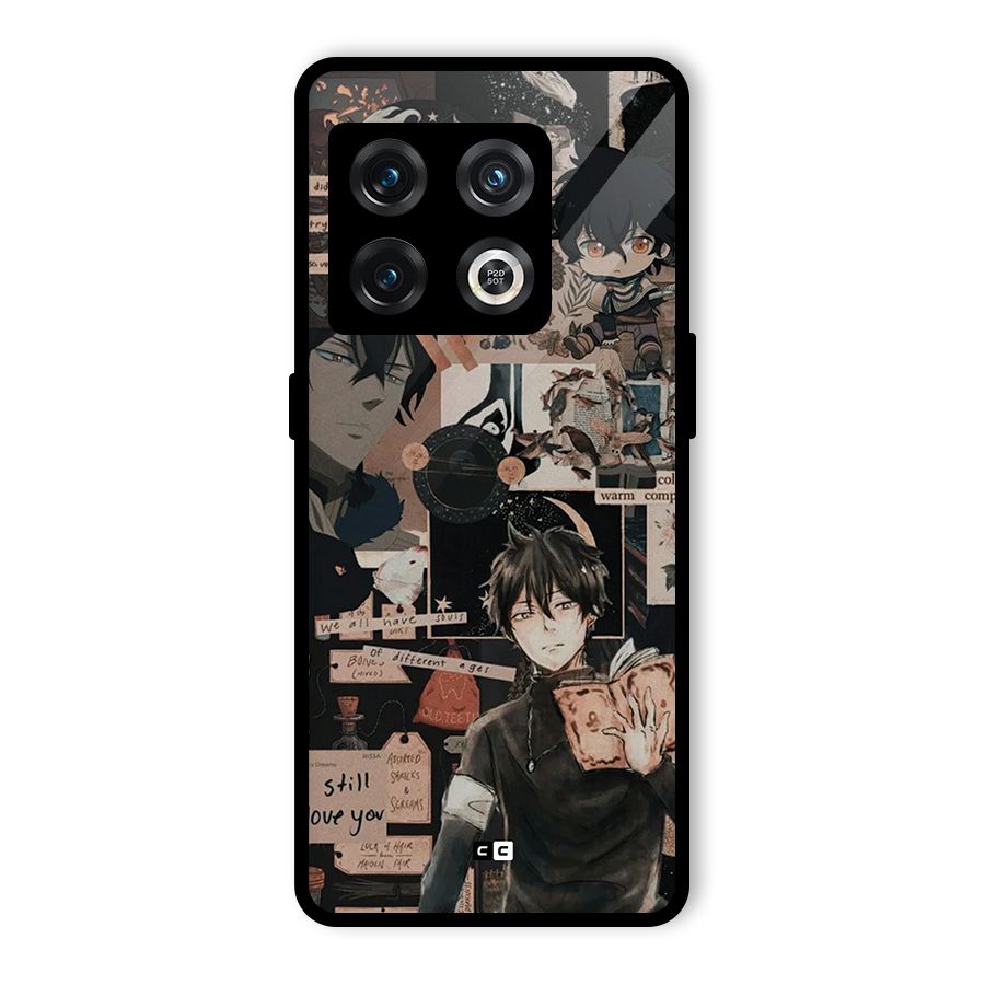 Yuno Collage Glass Back Case for OnePlus 10 Pro 5G