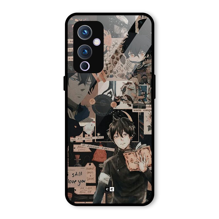 Yuno Collage Glass Back Case for OnePlus 9