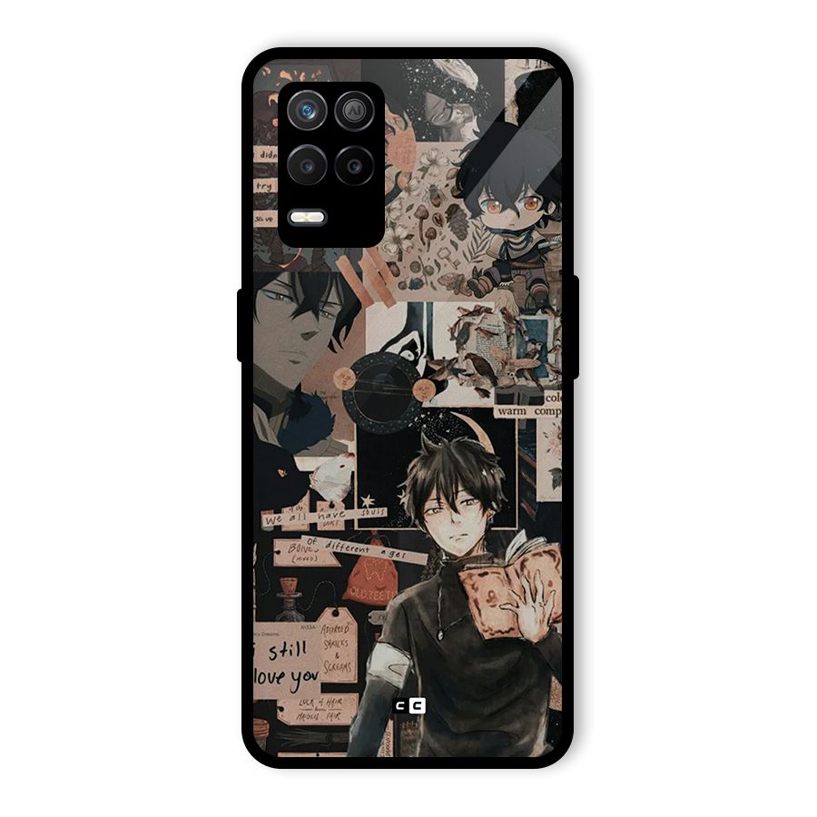 Yuno Collage Glass Back Case for Realme 8 5G