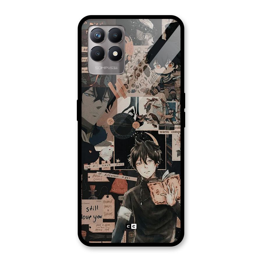 Yuno Collage Glass Back Case for Realme Narzo 50