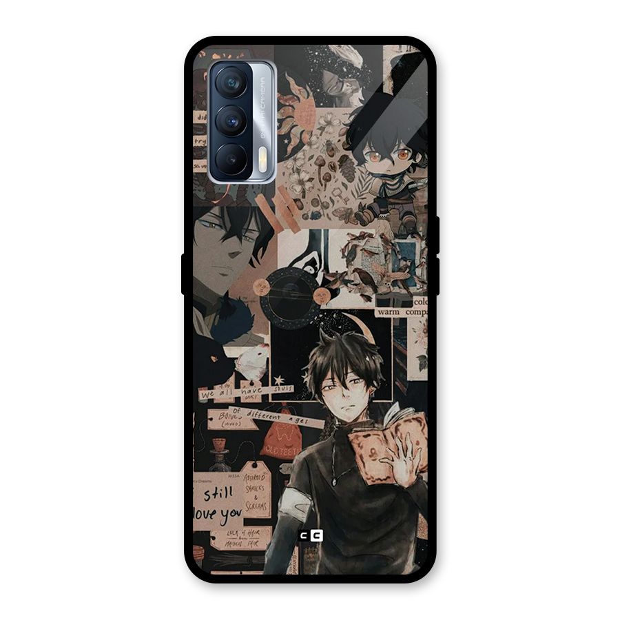 Yuno Collage Glass Back Case for Realme X7