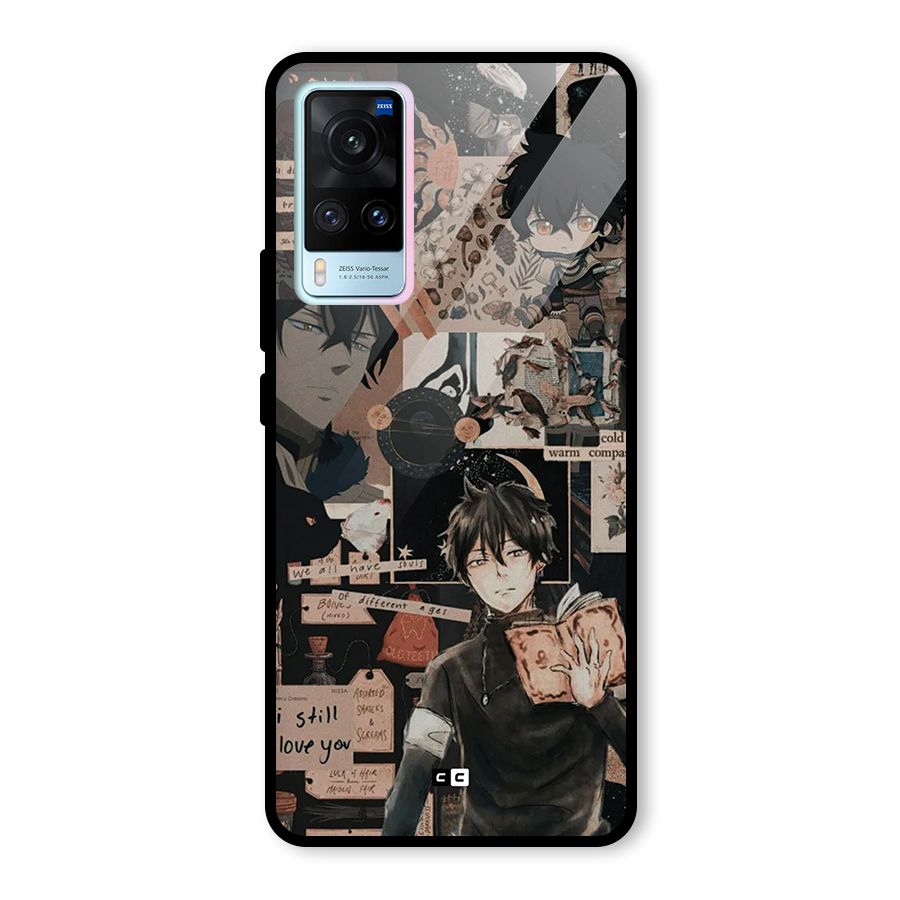 Yuno Collage Glass Back Case for Vivo X60