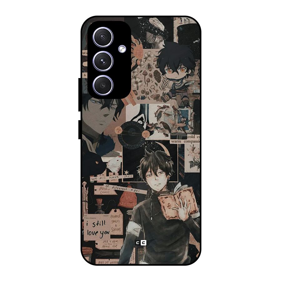 Yuno Collage Metal Back Case for Galaxy A54