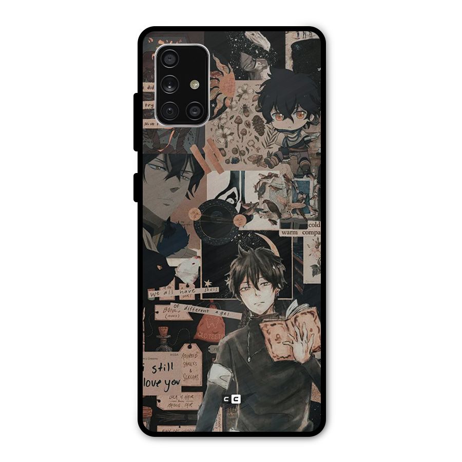Yuno Collage Metal Back Case for Galaxy A71