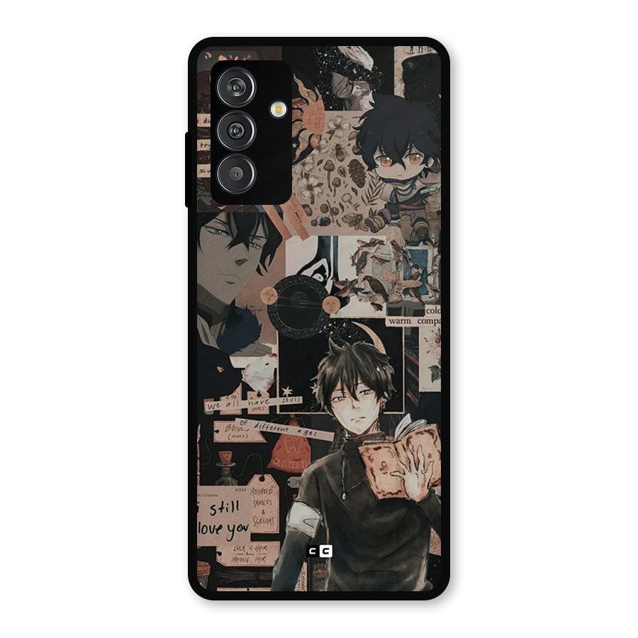 Yuno Collage Metal Back Case for Galaxy M13