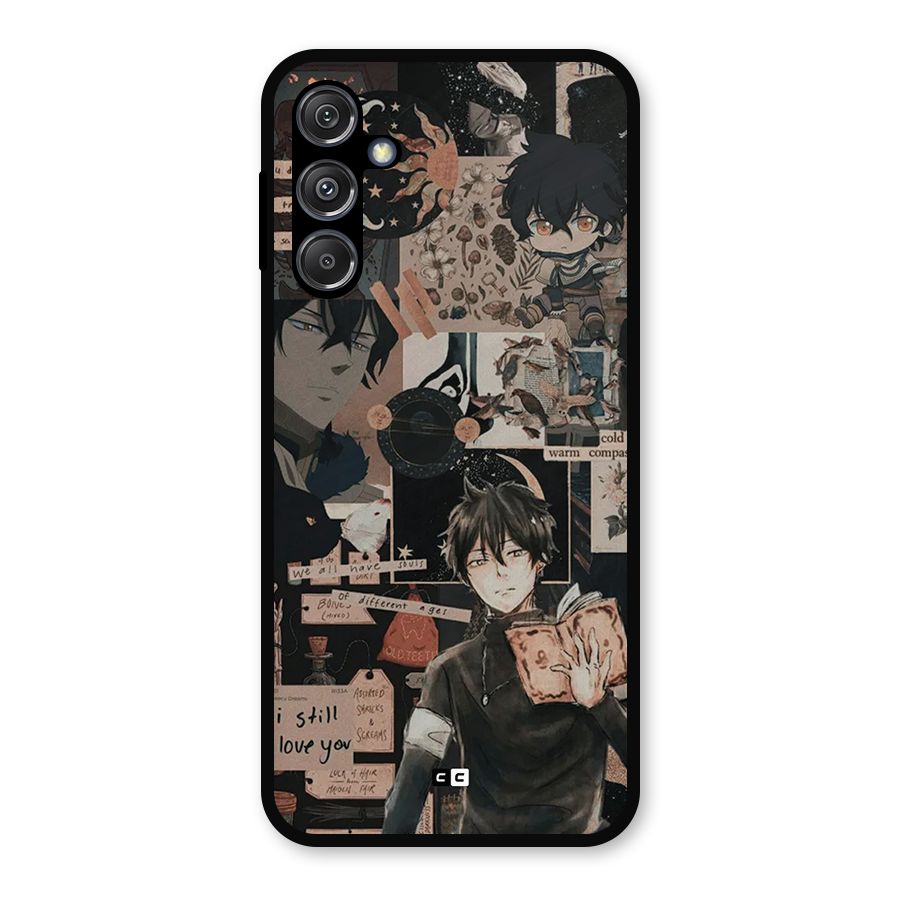 Yuno Collage Metal Back Case for Galaxy M34 5G