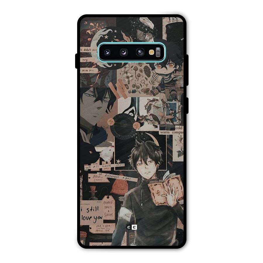 Yuno Collage Metal Back Case for Galaxy S10 Plus