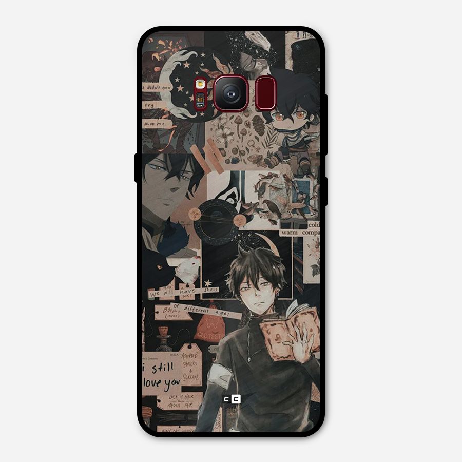 Yuno Collage Metal Back Case for Galaxy S8