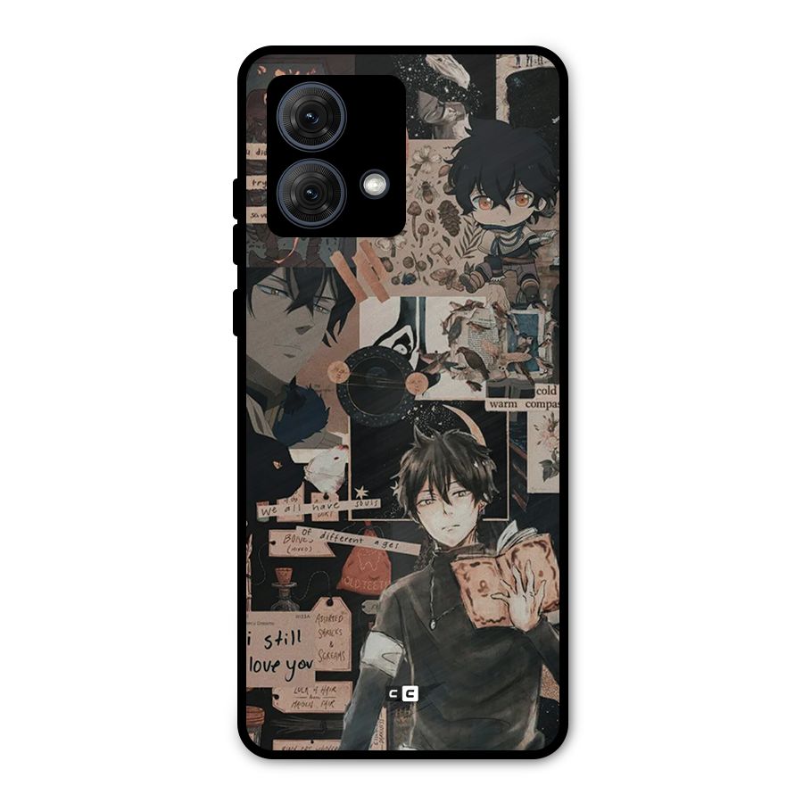 Yuno Collage Metal Back Case for Moto G84