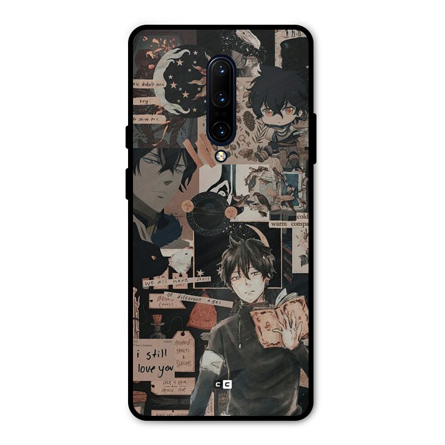 Yuno Collage Metal Back Case for OnePlus 7 Pro