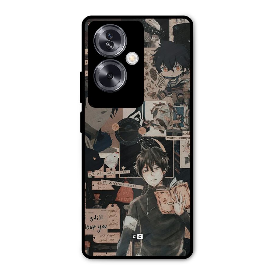Yuno Collage Metal Back Case for Oppo A79 5G