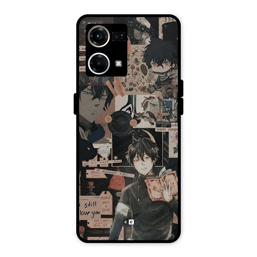 Yuno Collage Metal Back Case for Oppo F21s Pro 4G