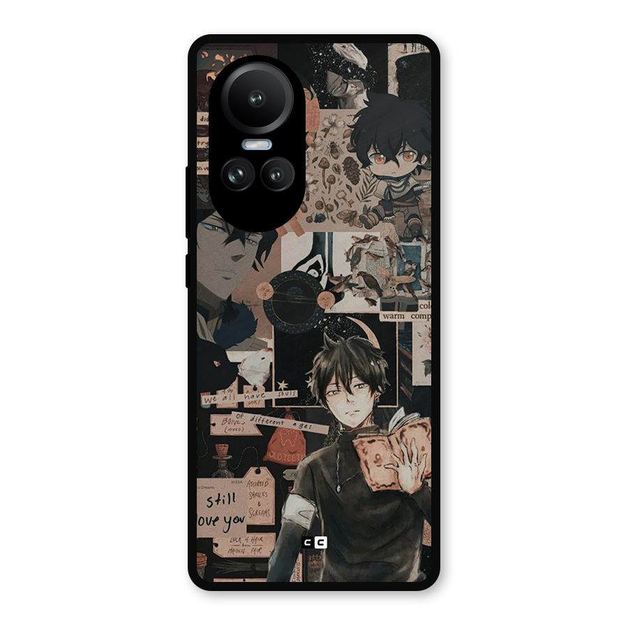 Yuno Collage Metal Back Case for Oppo Reno10
