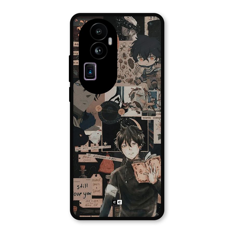 Yuno Collage Metal Back Case for Oppo Reno10 Pro Plus