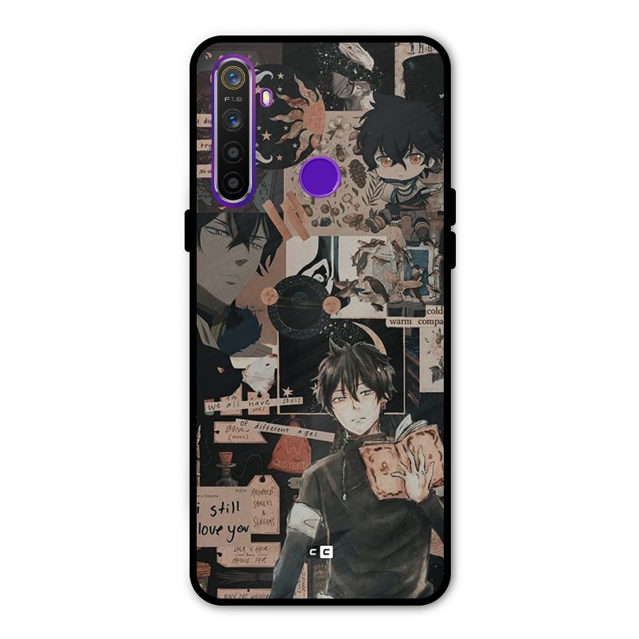 Yuno Collage Metal Back Case for Realme 5