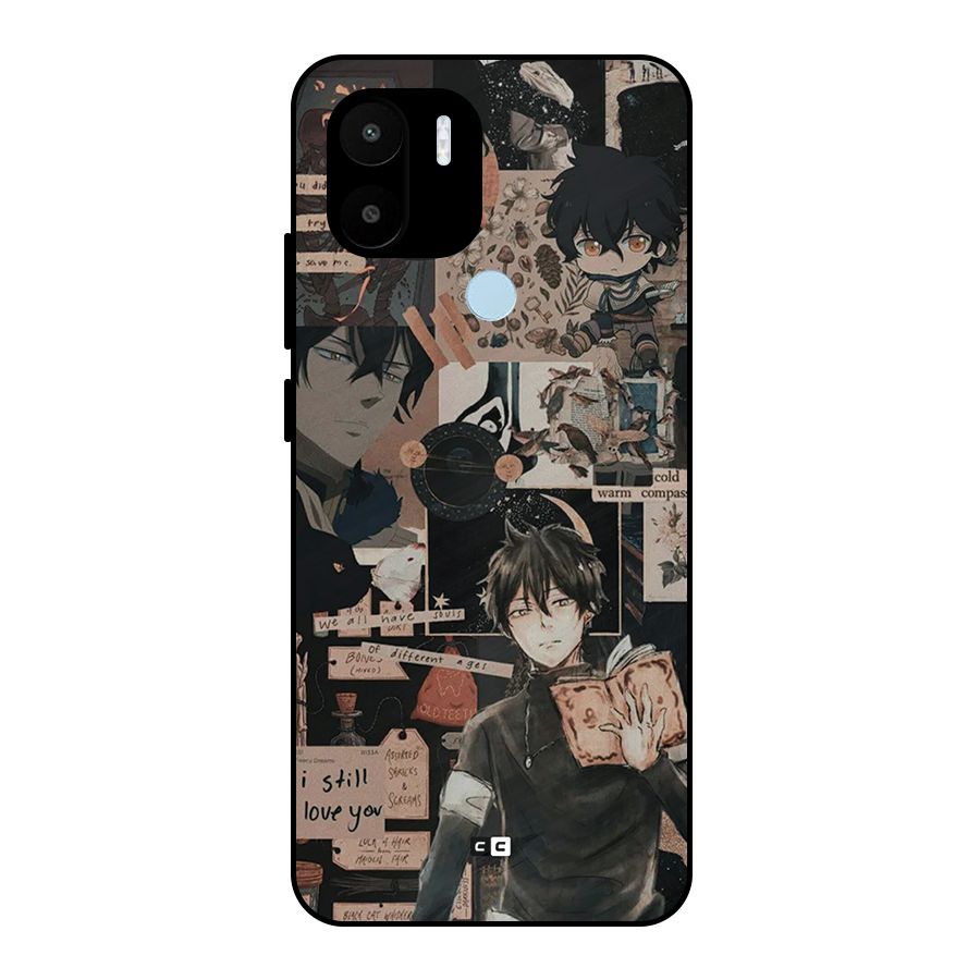 Yuno Collage Metal Back Case for Redmi A1 Plus