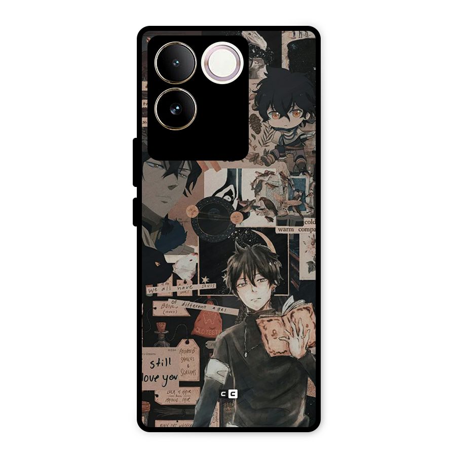 Yuno Collage Metal Back Case for Vivo T2 Pro