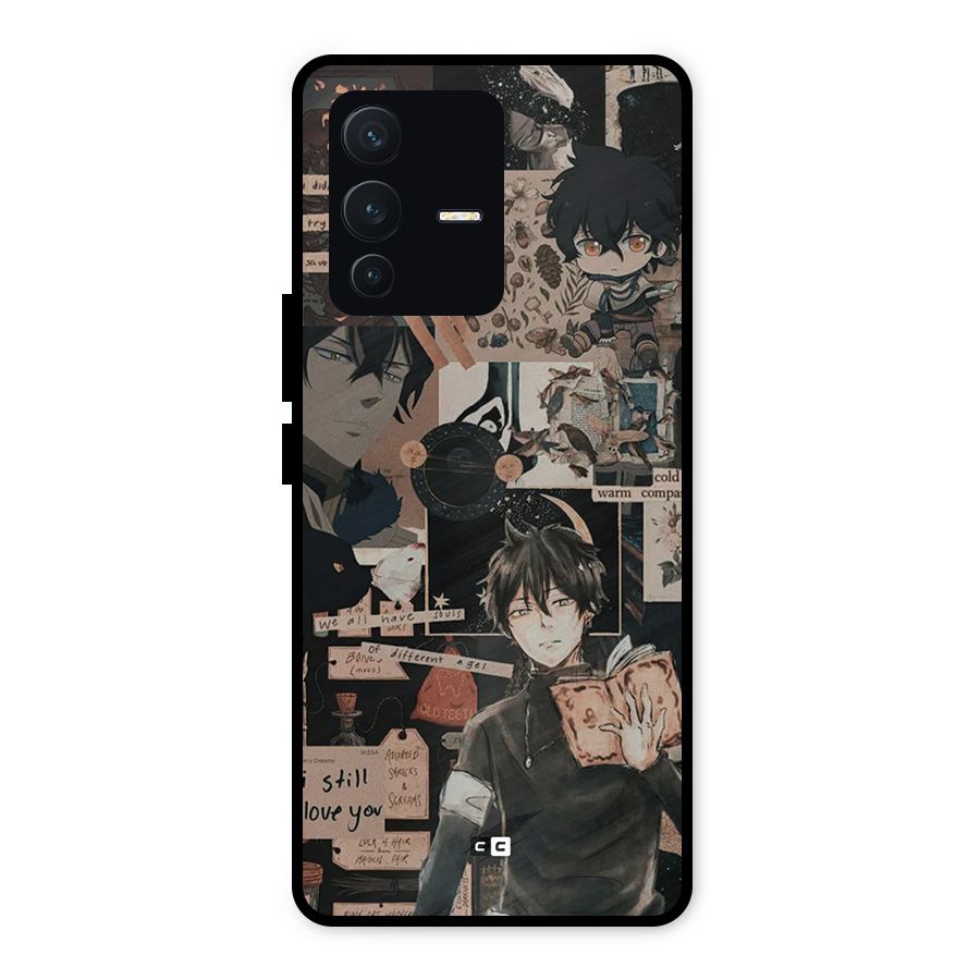 Yuno Collage Metal Back Case for Vivo V23 5G