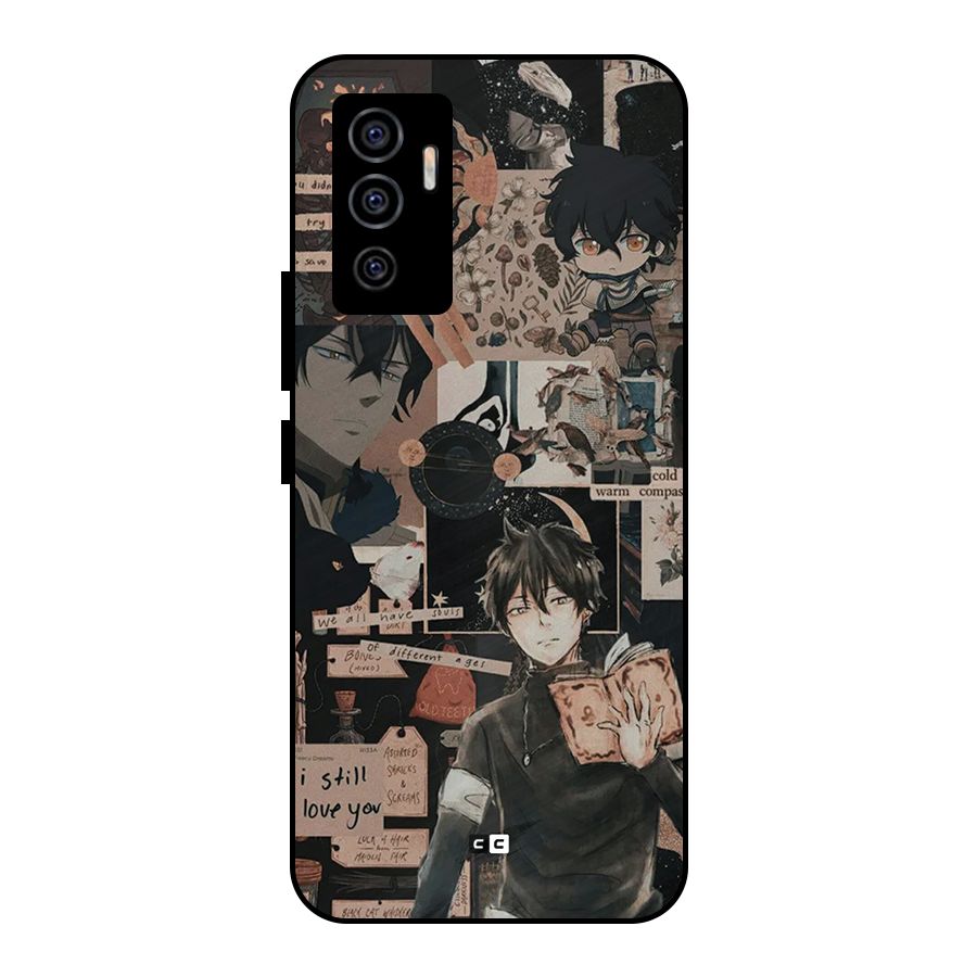 Yuno Collage Metal Back Case for Vivo V23e