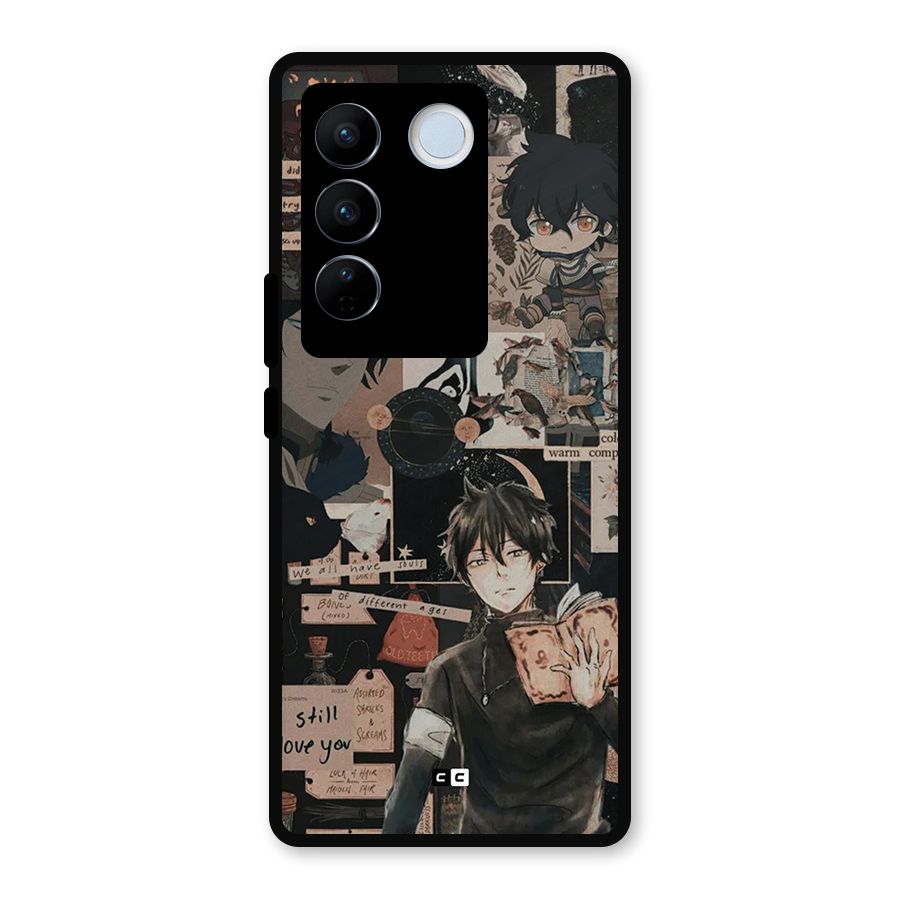 Yuno Collage Metal Back Case for Vivo V27