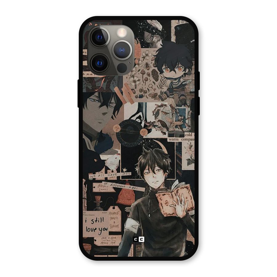Yuno Collage Metal Back Case for iPhone 12 Pro