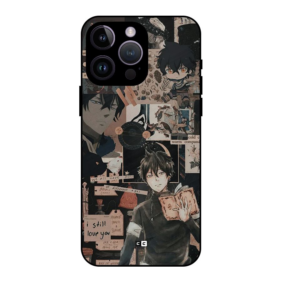 Yuno Collage Metal Back Case for iPhone 14 Pro Max