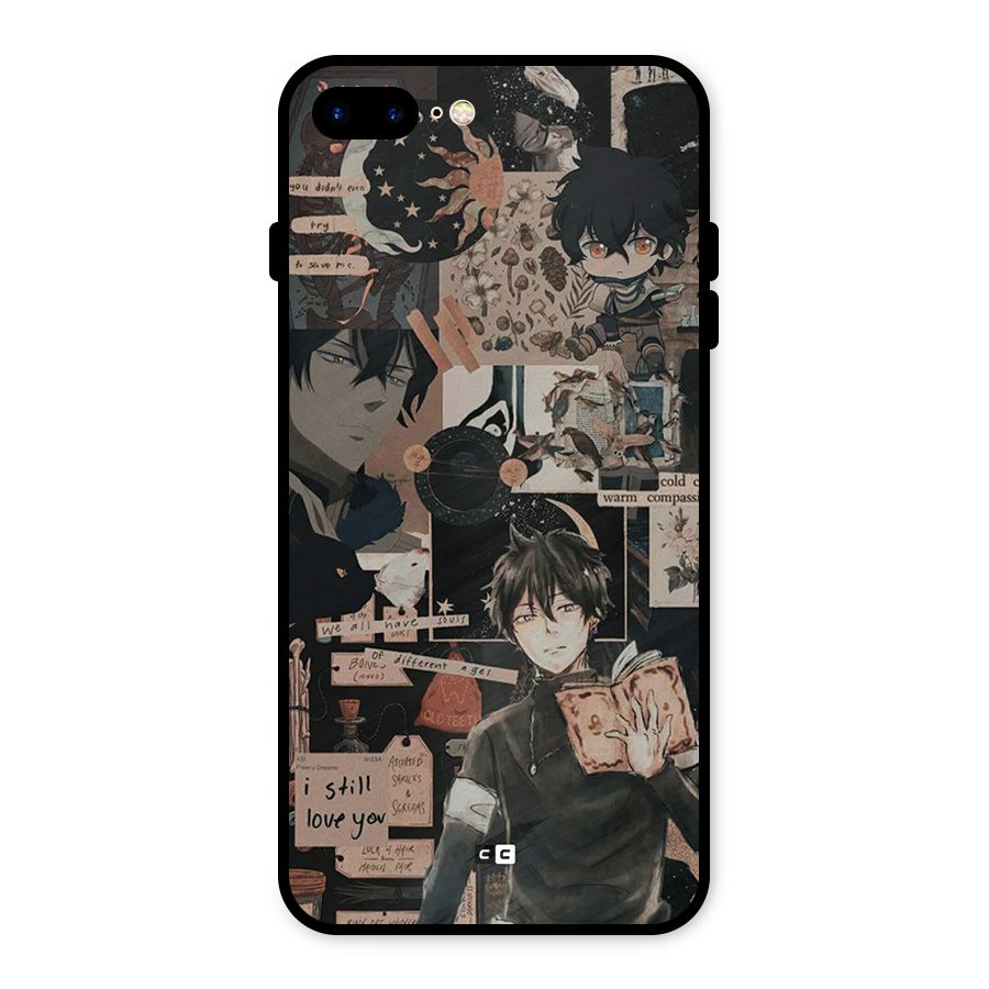 Yuno Collage Metal Back Case for iPhone 7 Plus