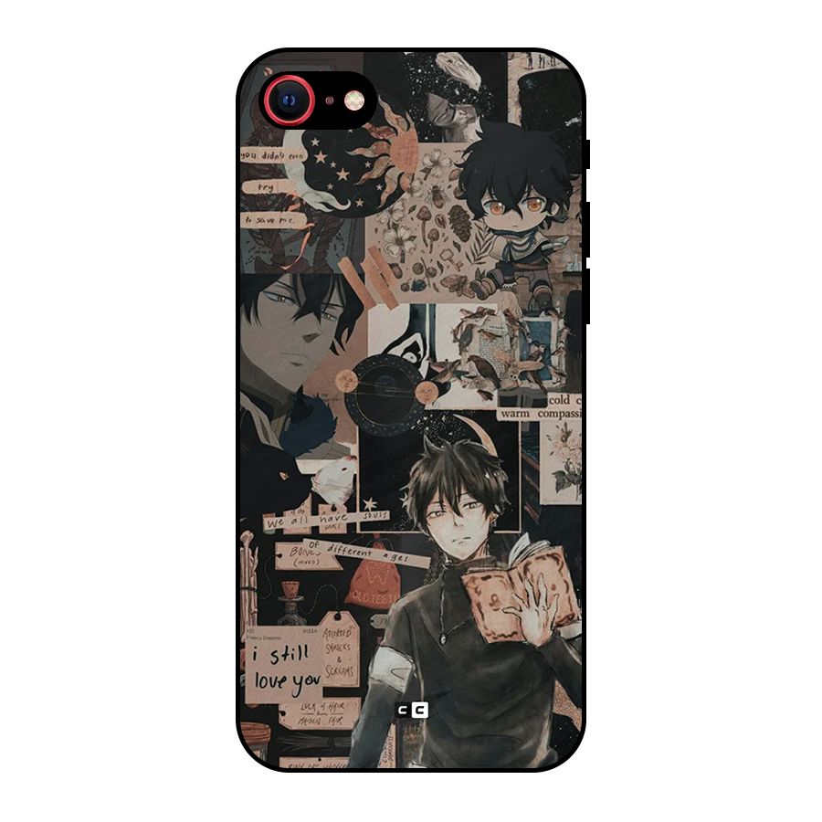 Yuno Collage Metal Back Case for iPhone SE 2022