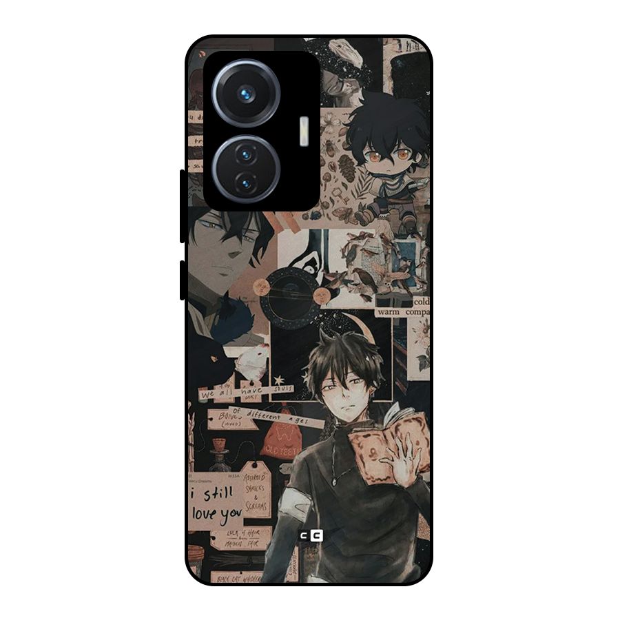 Yuno Collage Metal Back Case for iQOO Z6 44W