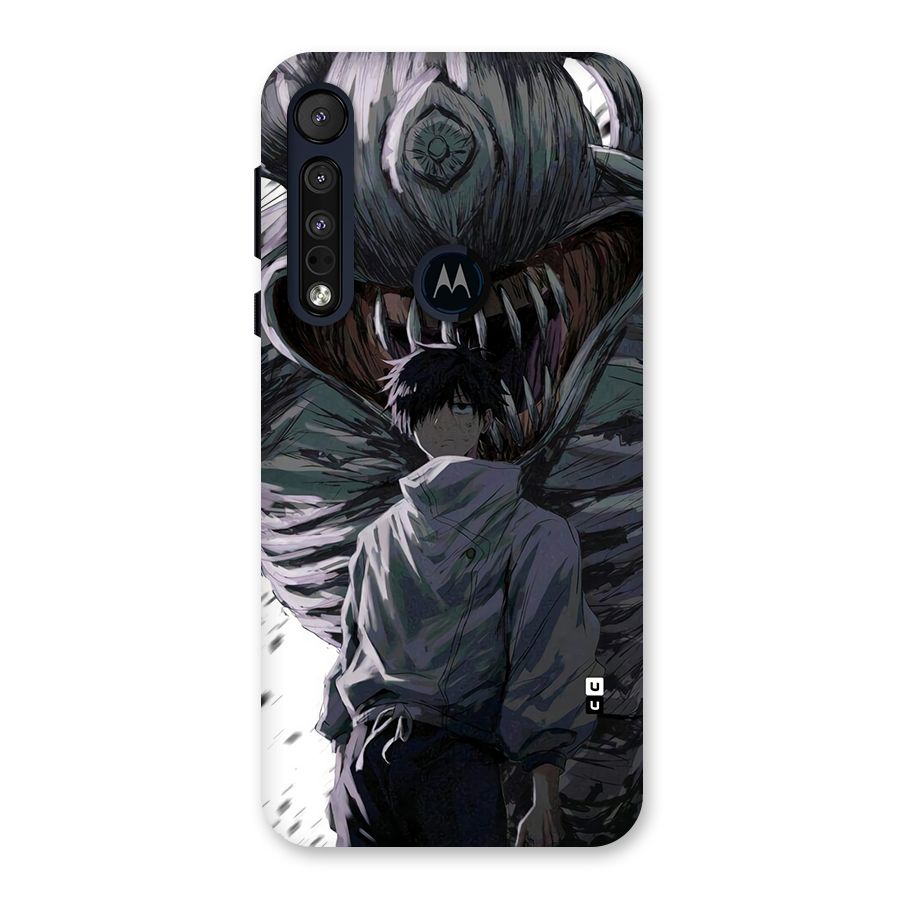 Yuta Strongest Curse User Back Case for Motorola One Macro