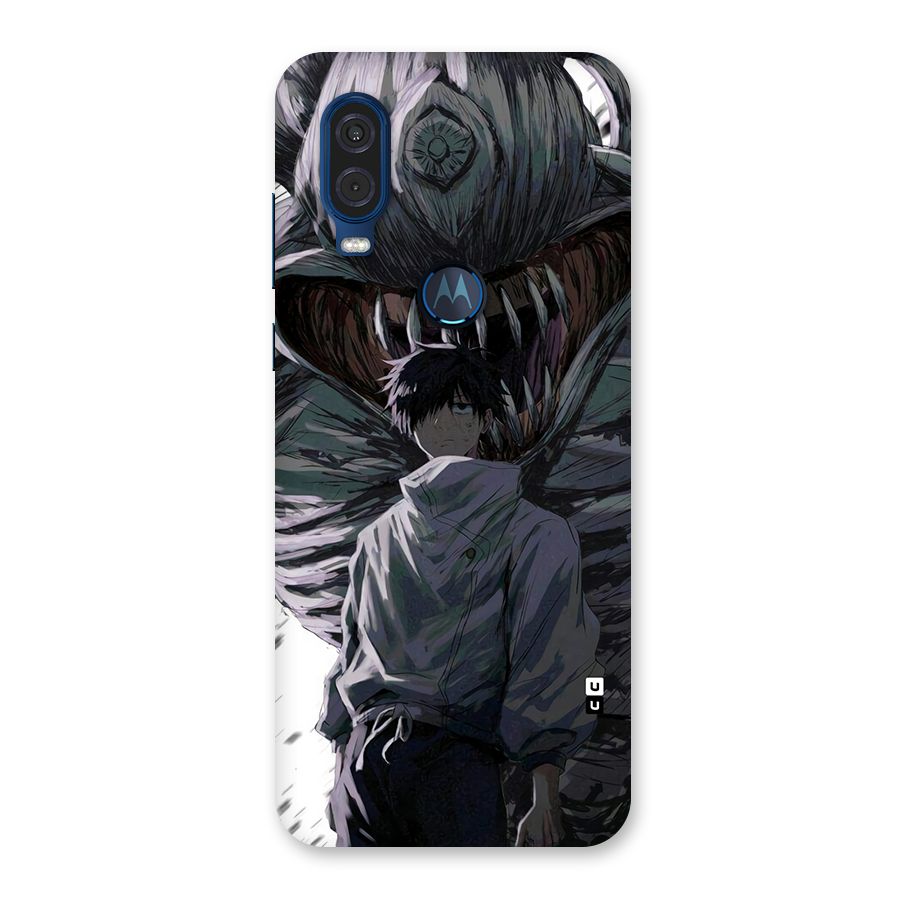 Yuta Strongest Curse User Back Case for Motorola One Vision