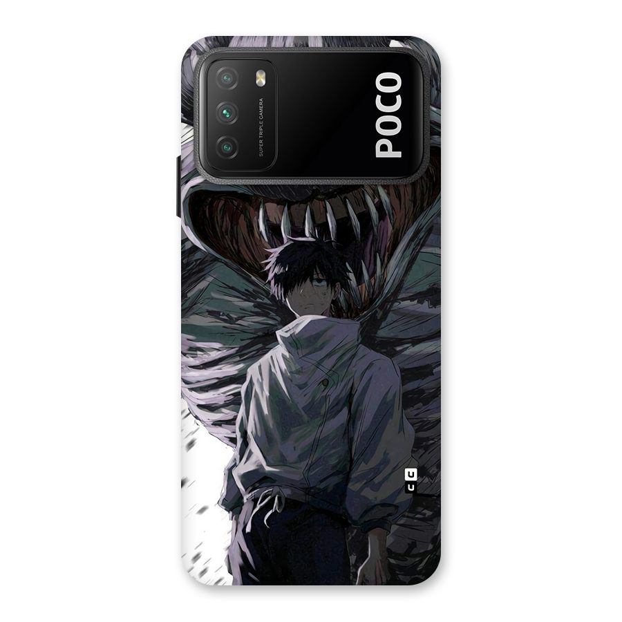 Yuta Strongest Curse User Back Case for Poco M3