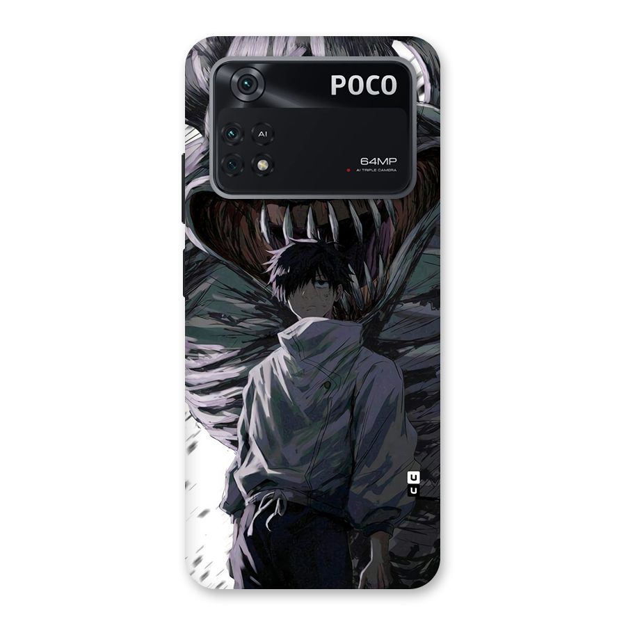 Yuta Strongest Curse User Back Case for Poco M4 Pro 4G
