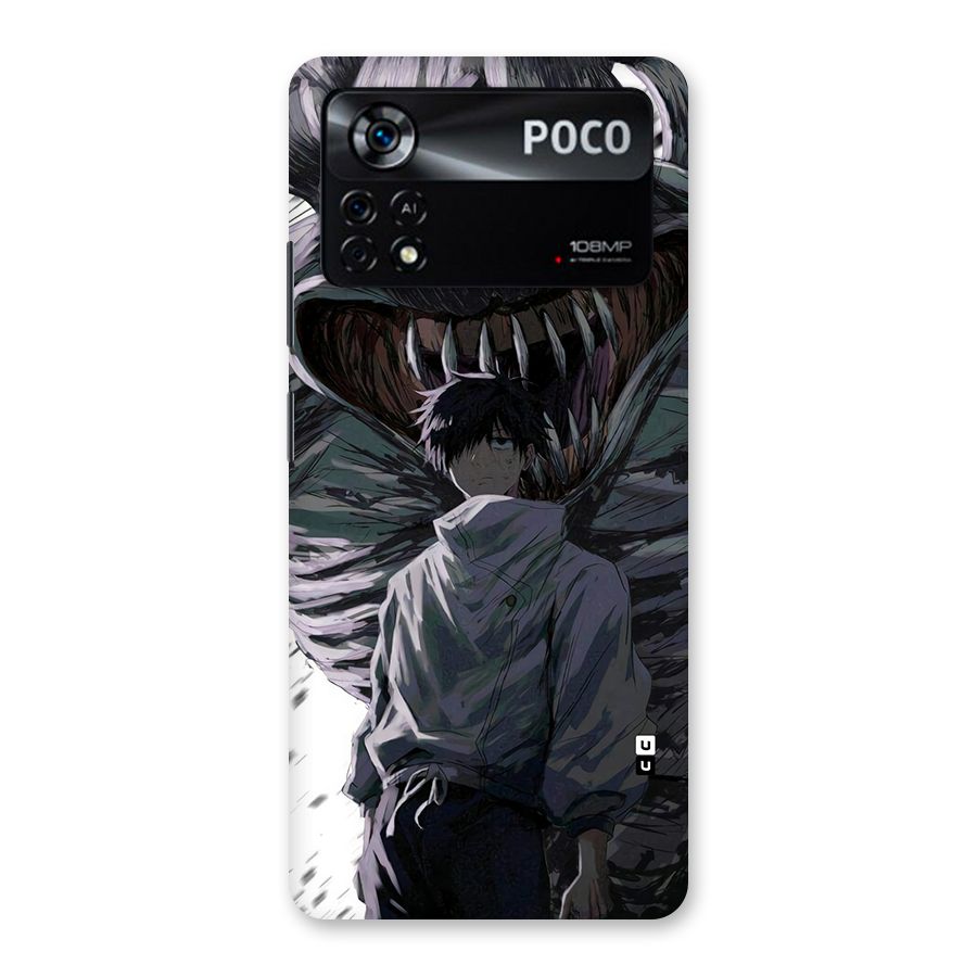 Yuta Strongest Curse User Back Case for Poco X4 Pro 5G